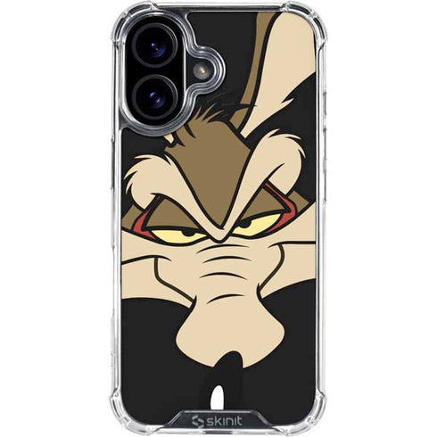 Looney Tunes Wile E. Coyote Smile iPhone 16 Clear Case